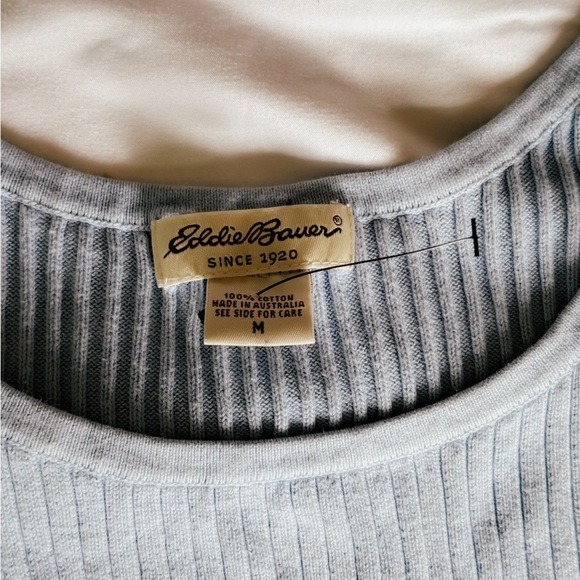 Women's Ribbed Tank Top - Light Blue - Picture 2 of 8